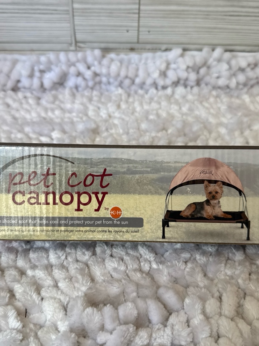 Pet Cot Canopy by K&H - Tan